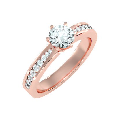 Awesome Solitaire Ring-Color_Rose-Gold