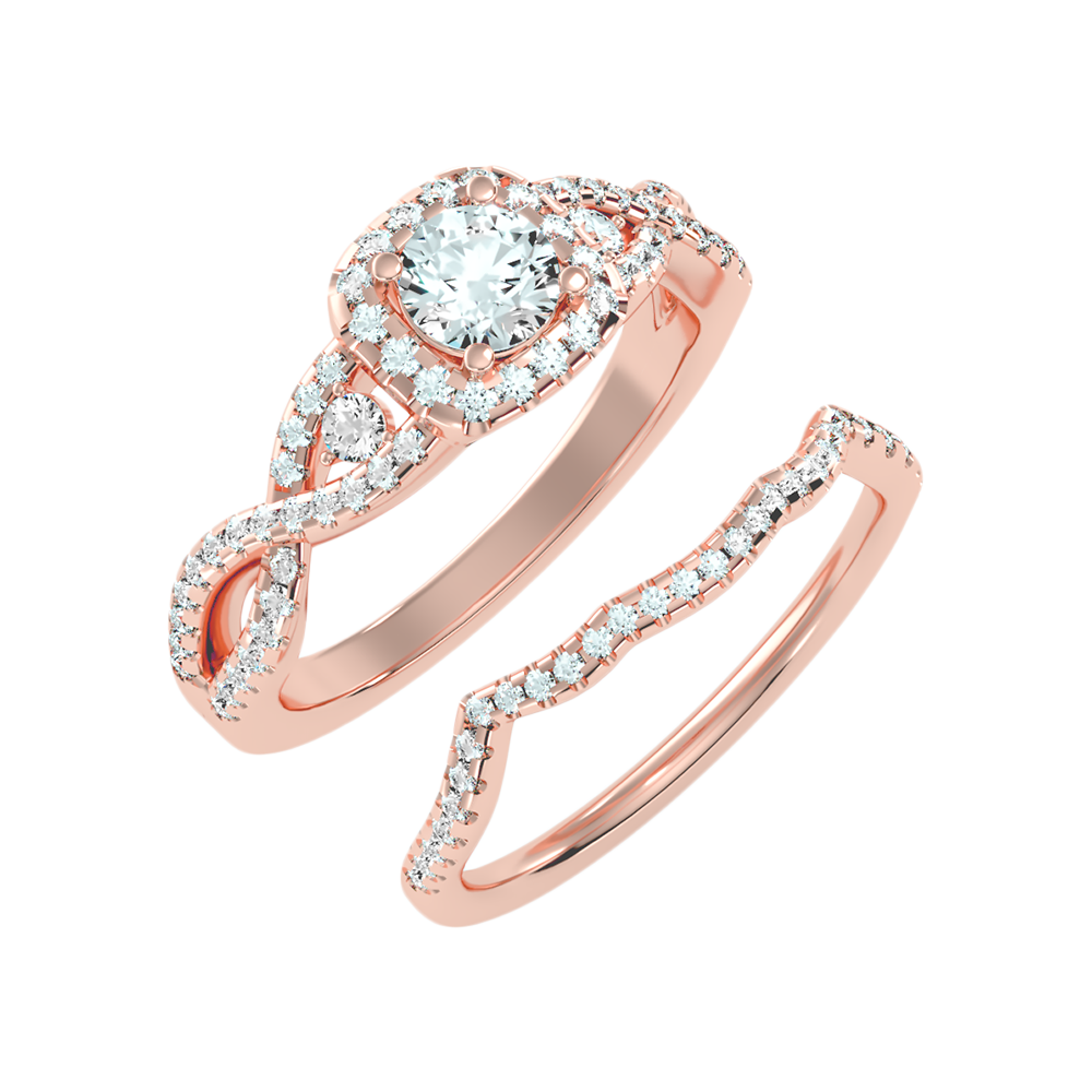 Seqqen Bridal Ring Set