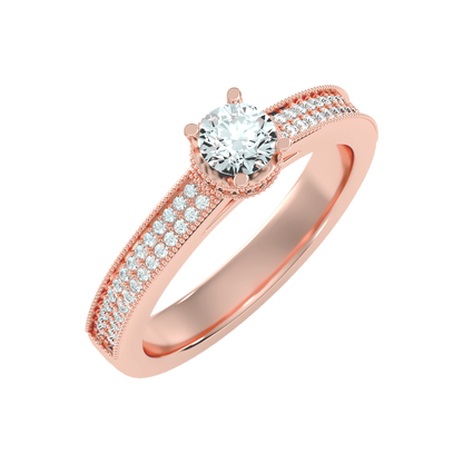 Gaz Solitaire Ring-Color_Rose-Gold