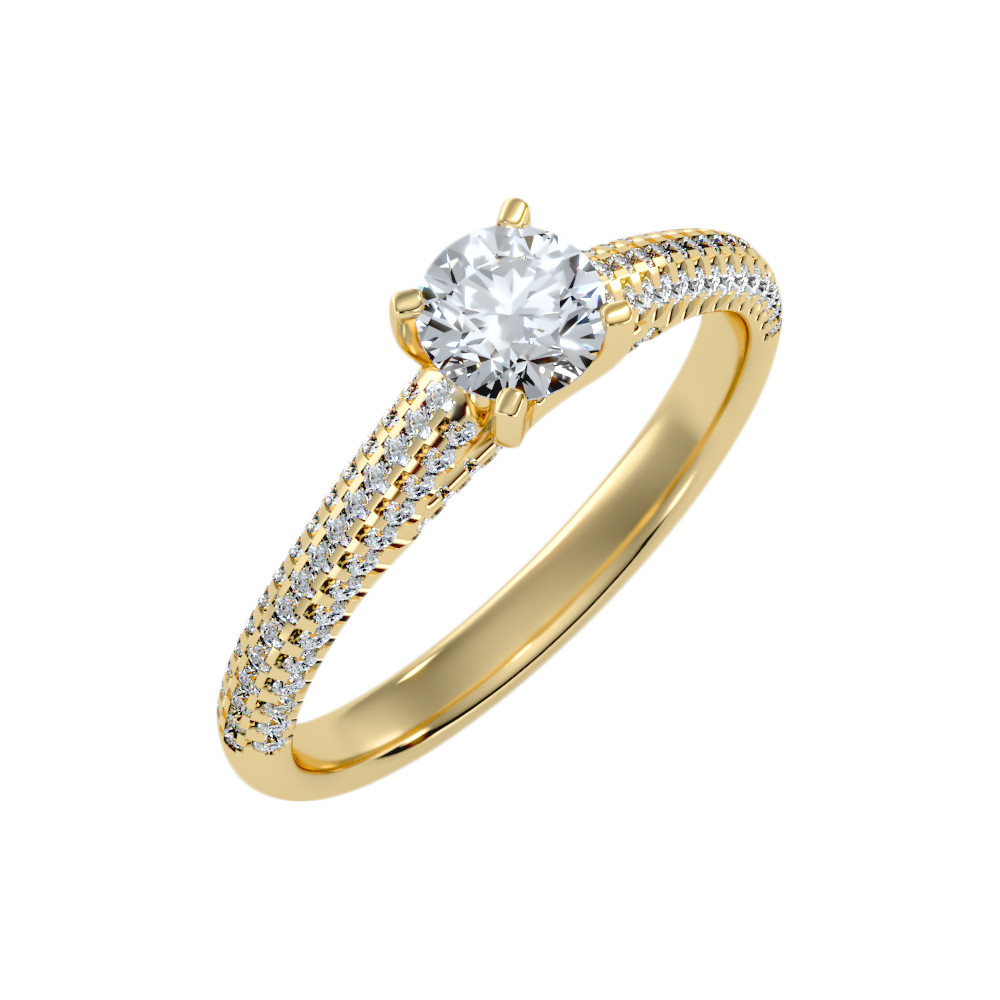 Aceituna Solitaire Ring-Color_Yellow-Gold