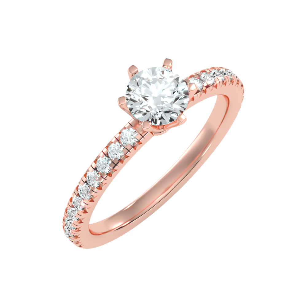 Breathtaking Solitaire Ring-Color_Rose-Gold