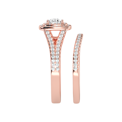 Light Bridal Ring Set