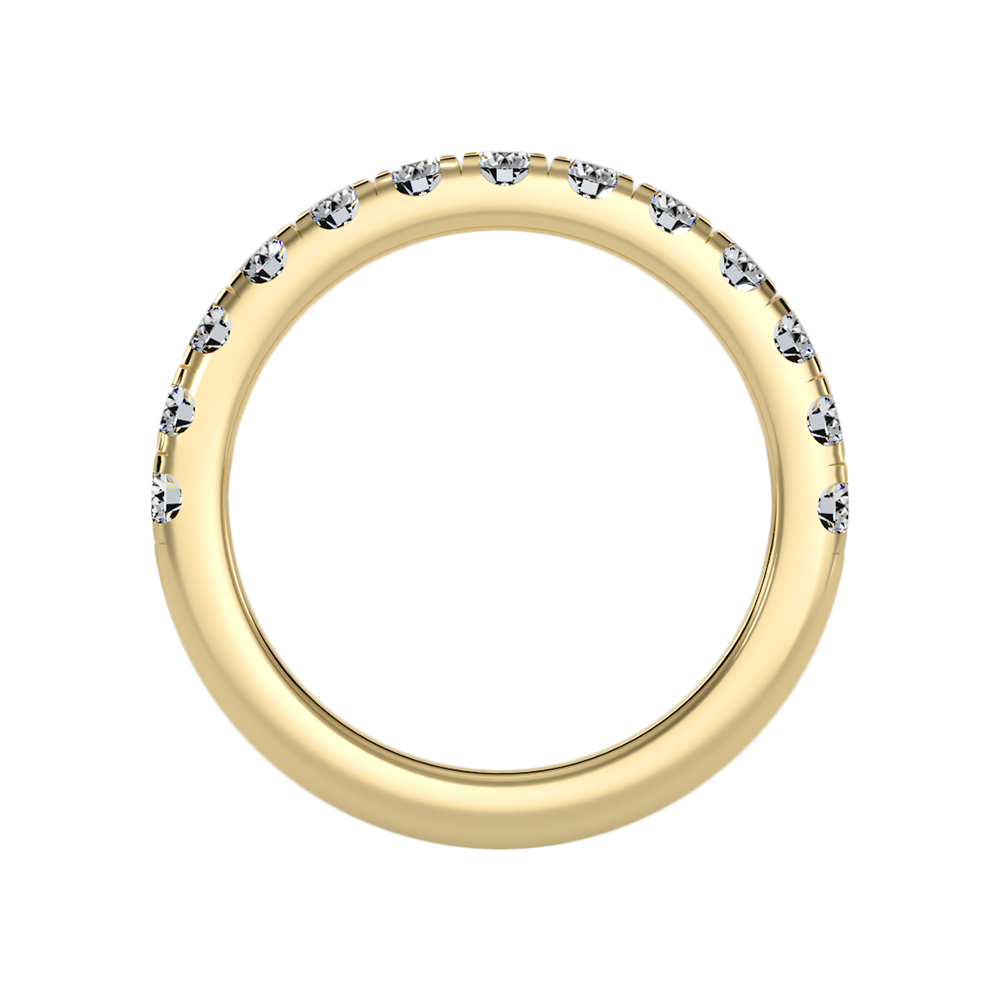 Effervescent Half Eternity Wedding Band
