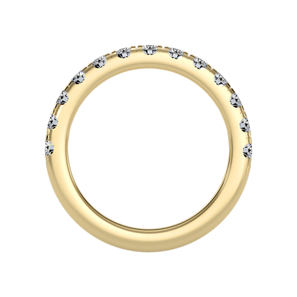 Effervescent Half Eternity Wedding Band