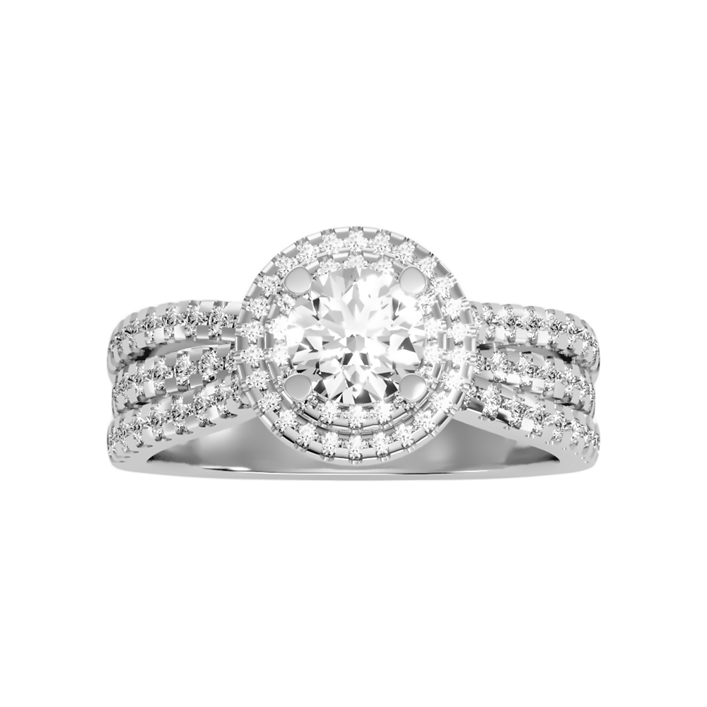 Influential Halo Diamond Ring