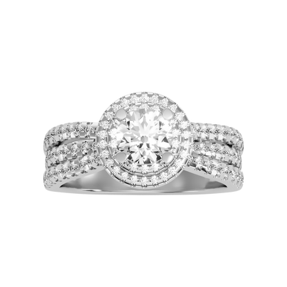 Influential Halo Diamond Ring
