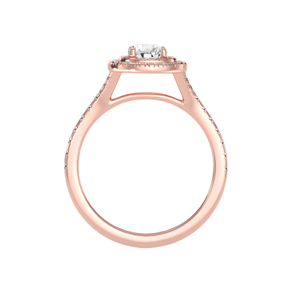 Celebrated Halo Ring