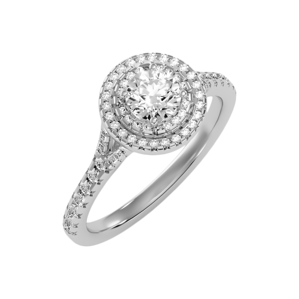 Celebrated Halo Ring