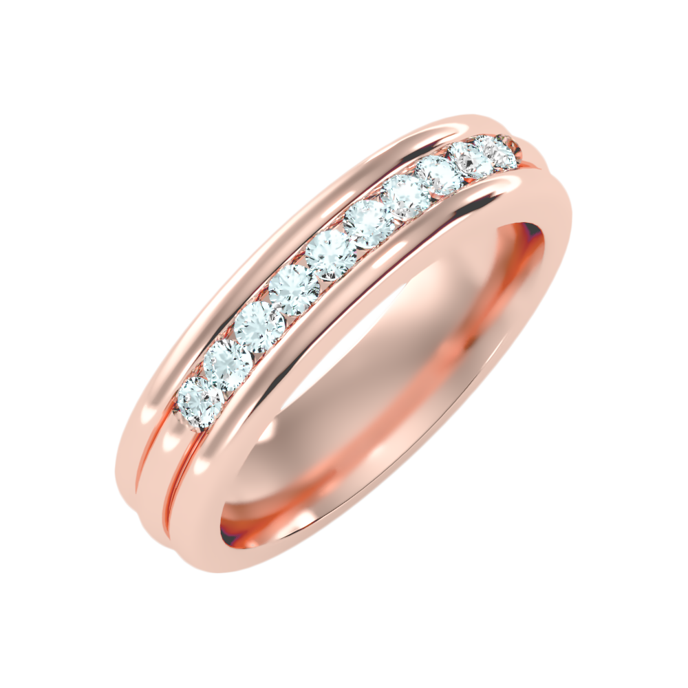 Shase Half Eternity Band-Color_Rose-Gold