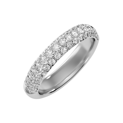 Shien Half Eternity Band-Color_White-Gold