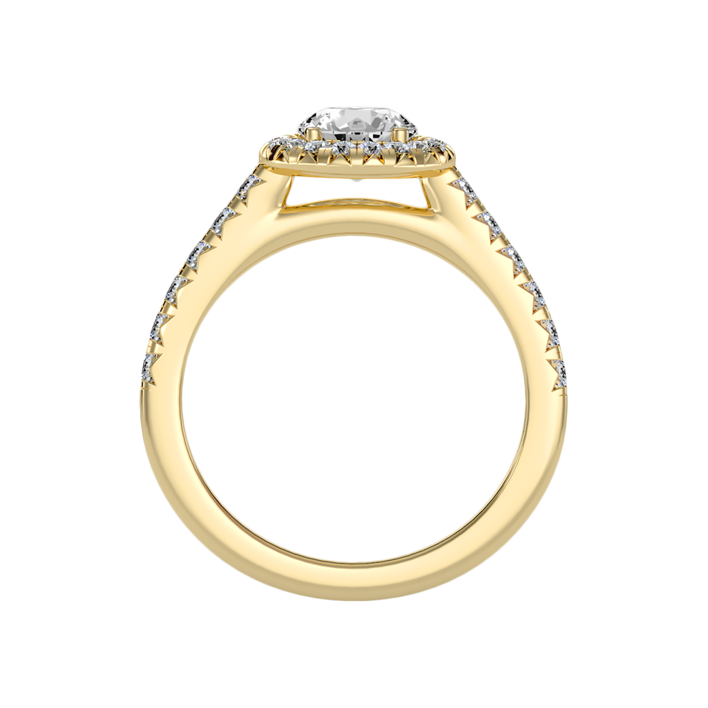 Titan Classic Halo Diamond Engagement Ring