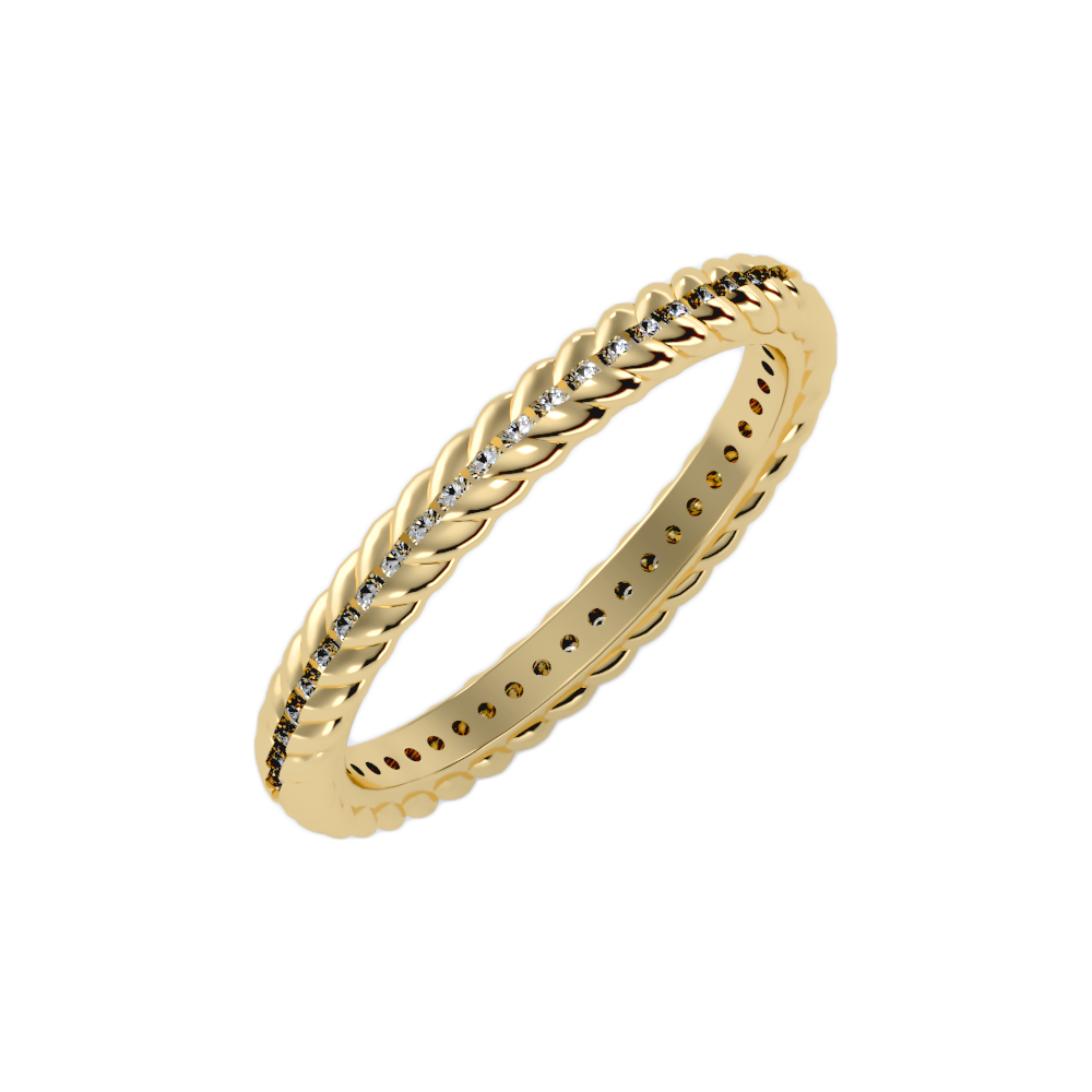 The Eye-Catching Wedding Band