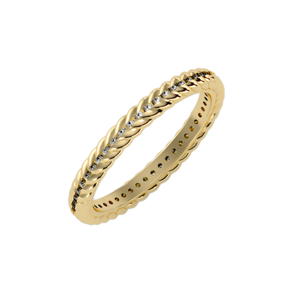 The Eye-Catching Wedding Band