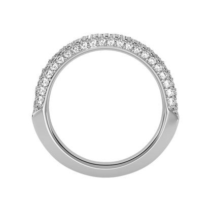 Loving Half Eternity Ring-Color_White-Gold