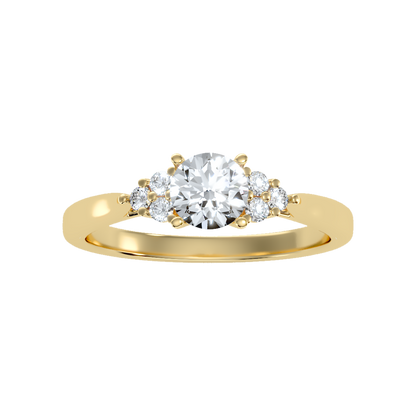 Celestial Solitaire Ring
