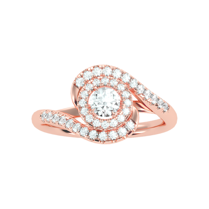 Pleasing Halo Ring