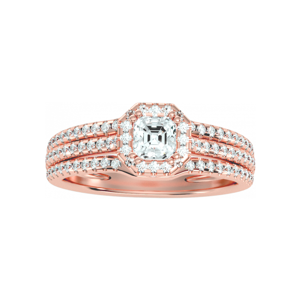 The Edgy Single Stone Ring