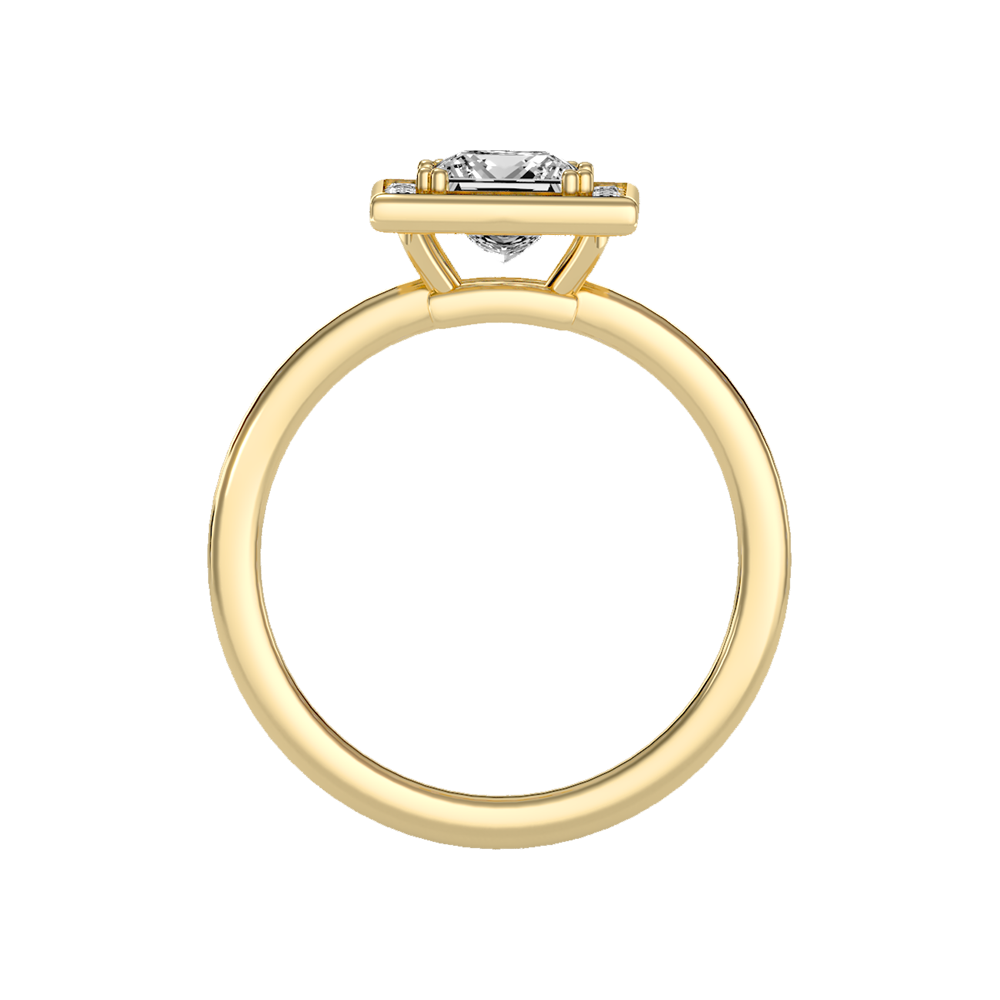 Polished Solitaire Ring