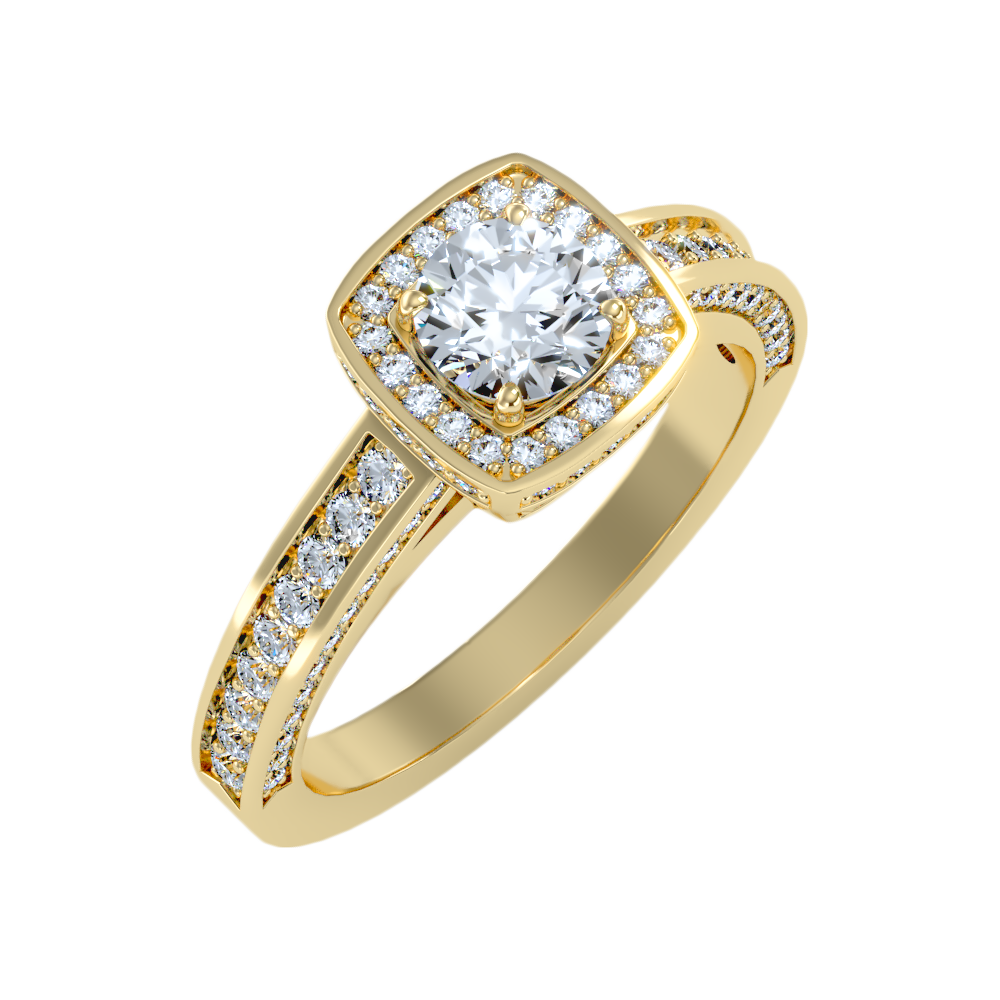 Outlandish Halo Ring