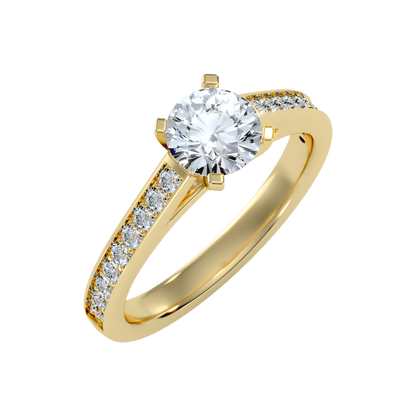 Tinsel Solitaire Ring