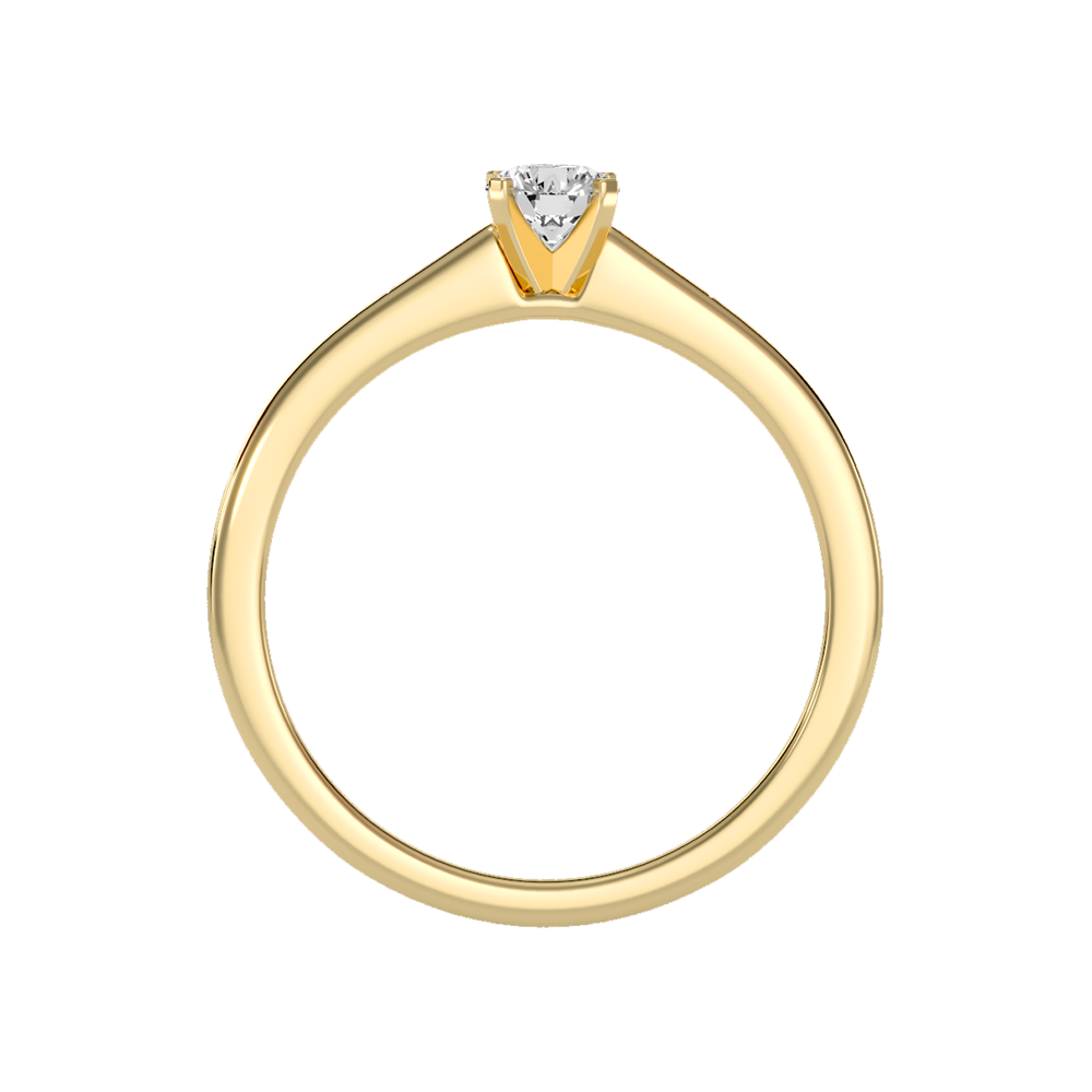 Glittery Solitaire Ring