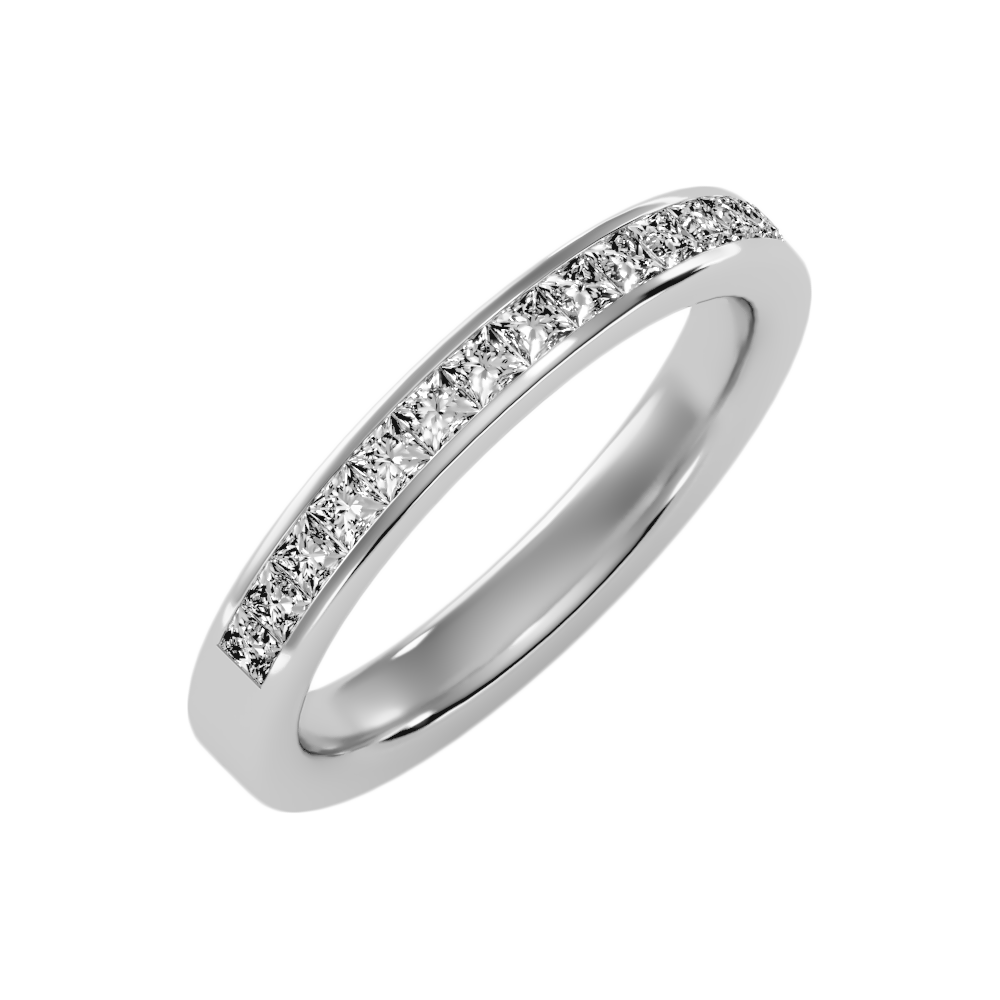 Plentiful Half Eternity Wedding Band