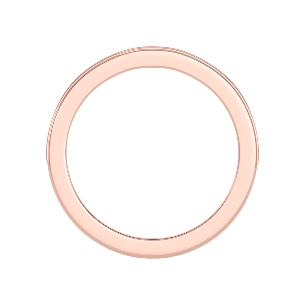 Elegant Half Eternity Wedding Band
