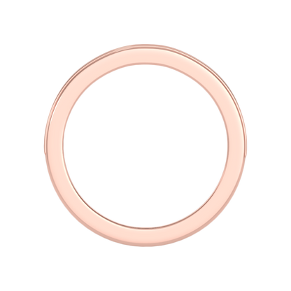 Elegant Half Eternity Wedding Band