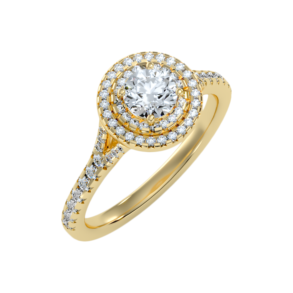 Celebrated Halo Ring