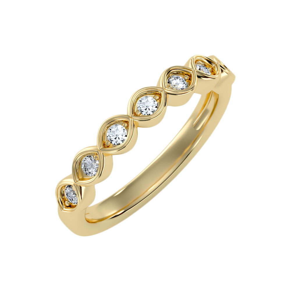 Auroraous Half Eternity Band-Color_Yellow-Gold