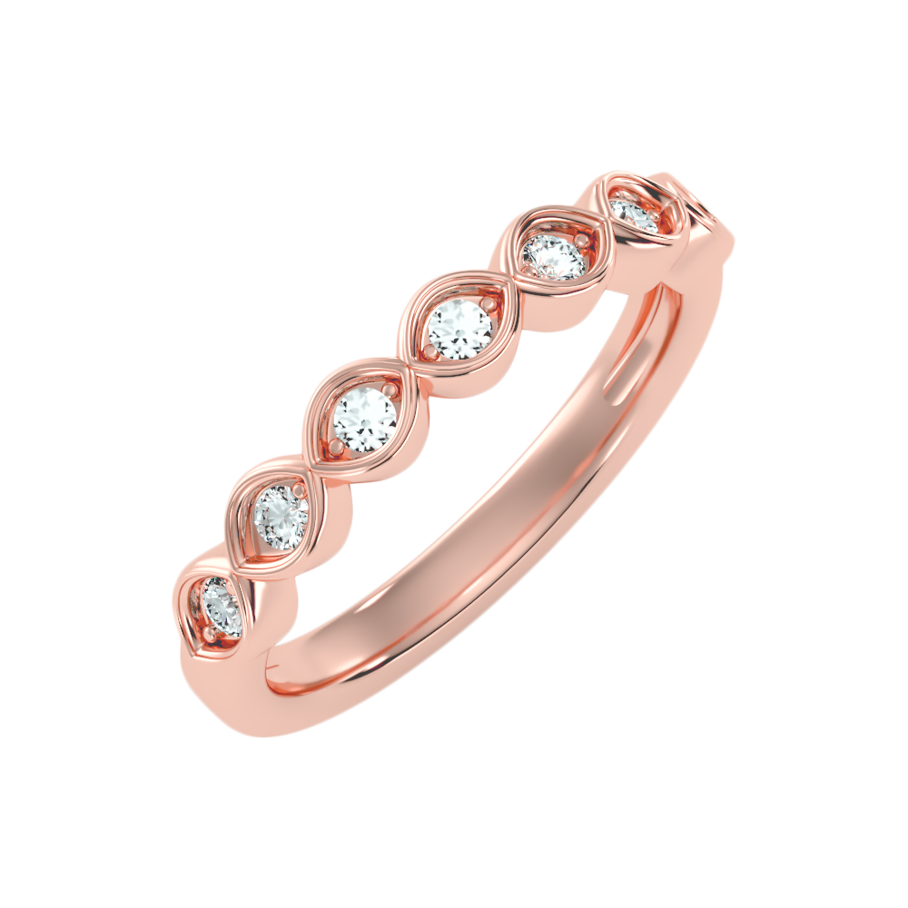 Auroraous Half Eternity Band-Color_Rose-Gold