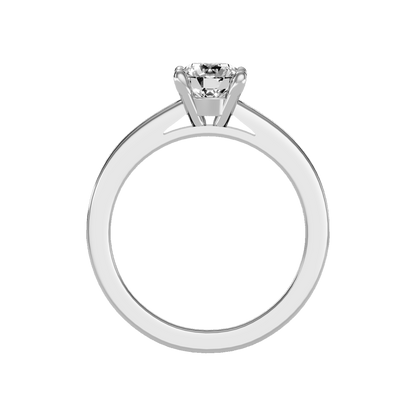 Flower Solitaire Ring
