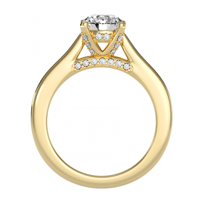 Classy Diamond Ring-Color_Yellow-Gold