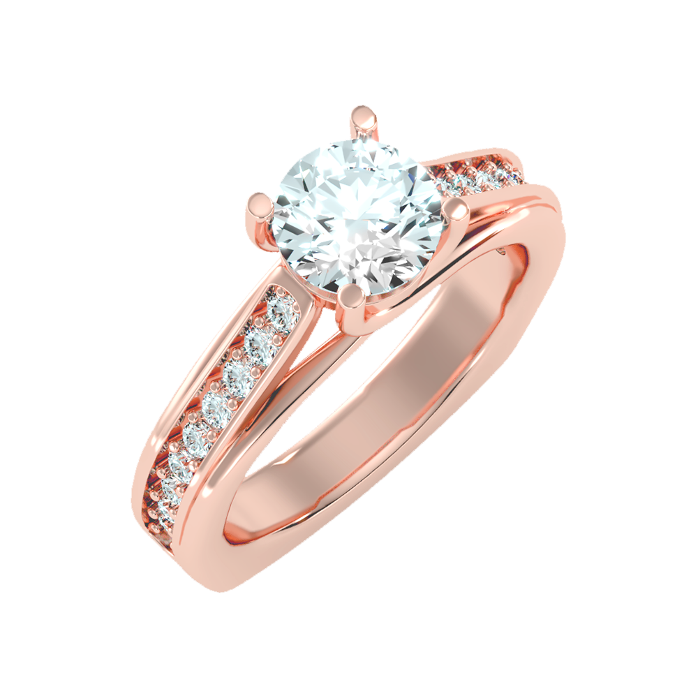 Blessing Solitaire Ring-Color_Rose-Gold