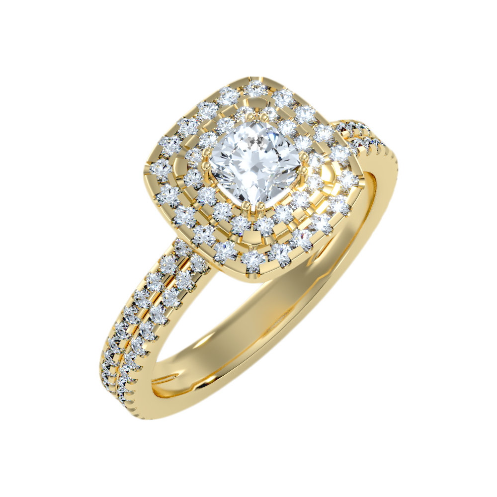 Natural Solitaire Ring-Color_Yellow-Gold