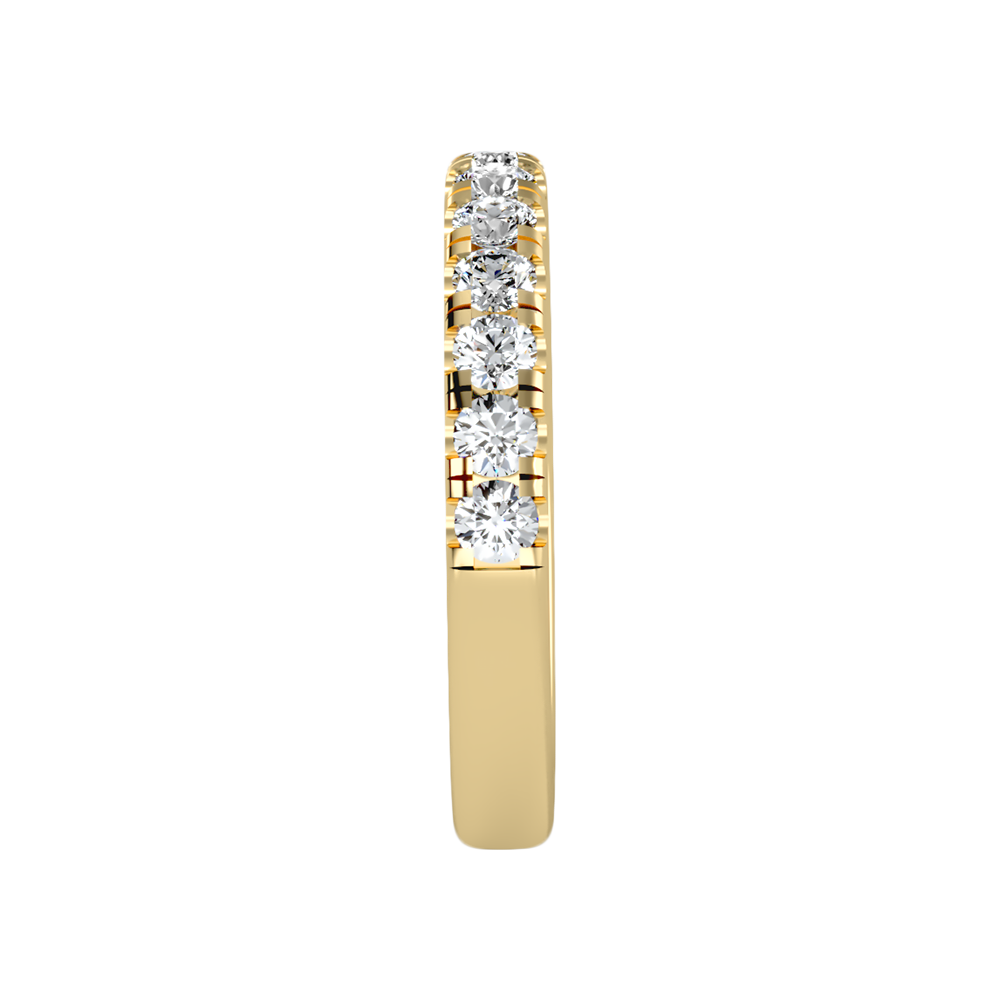 Effervescent Half Eternity Wedding Band