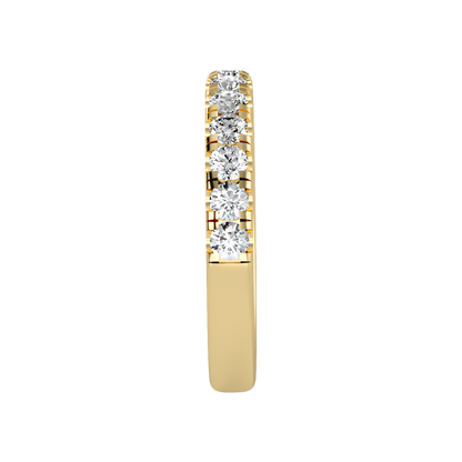 Effervescent Half Eternity Wedding Band
