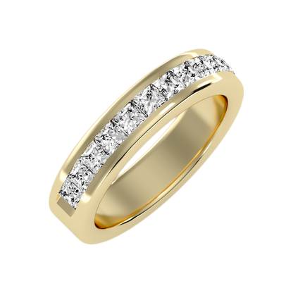 Laesh Half Eternity Band-Color_Yellow-Gold