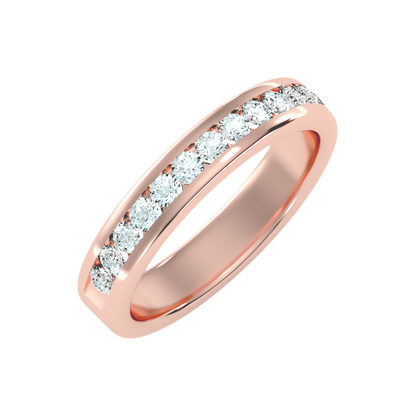 Shleek Half Eternity Band-Color_Rose-Gold