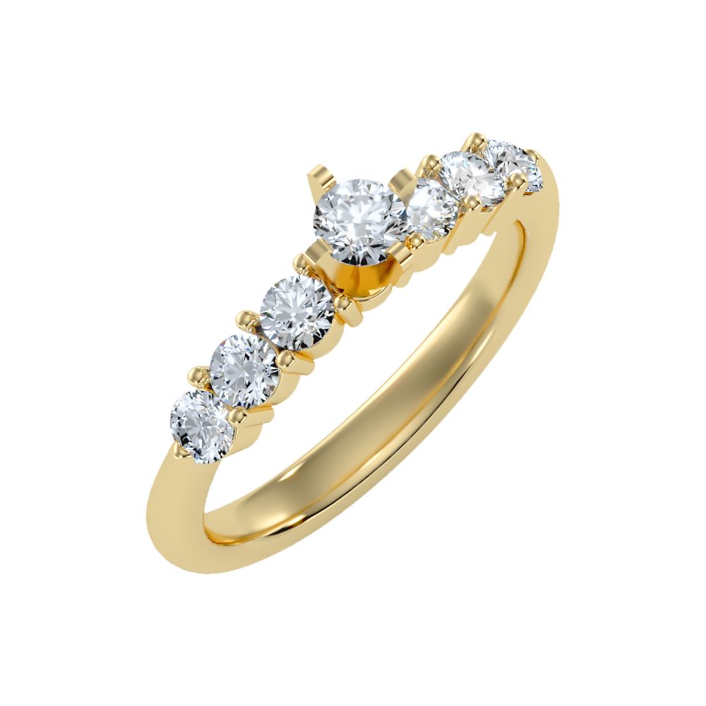 Blessing Solitaire Ring-Color_Yellow-Gold
