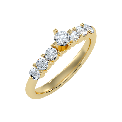 Blessing Solitaire Ring-Color_Yellow-Gold