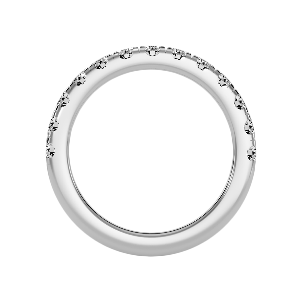 Effervescent Half Eternity Wedding Band