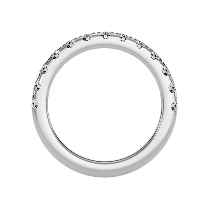Effervescent Half Eternity Wedding Band