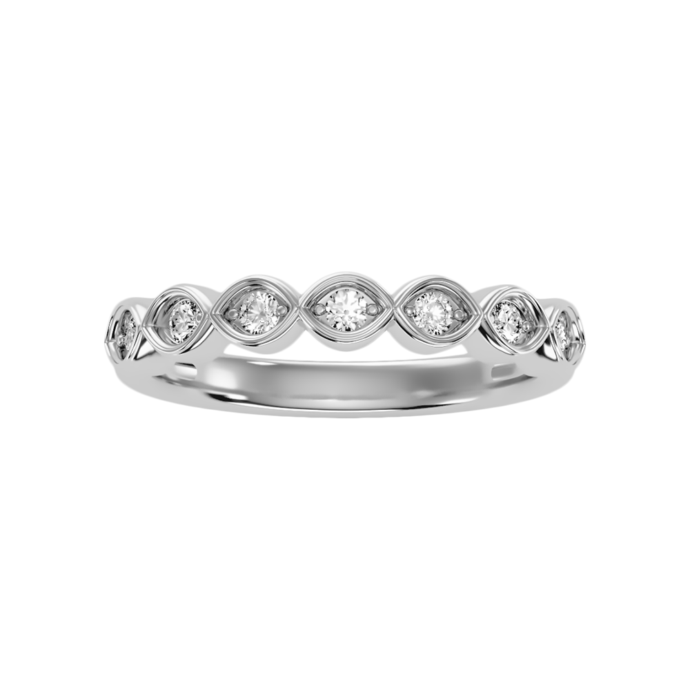 Auroraous Half Eternity Band
