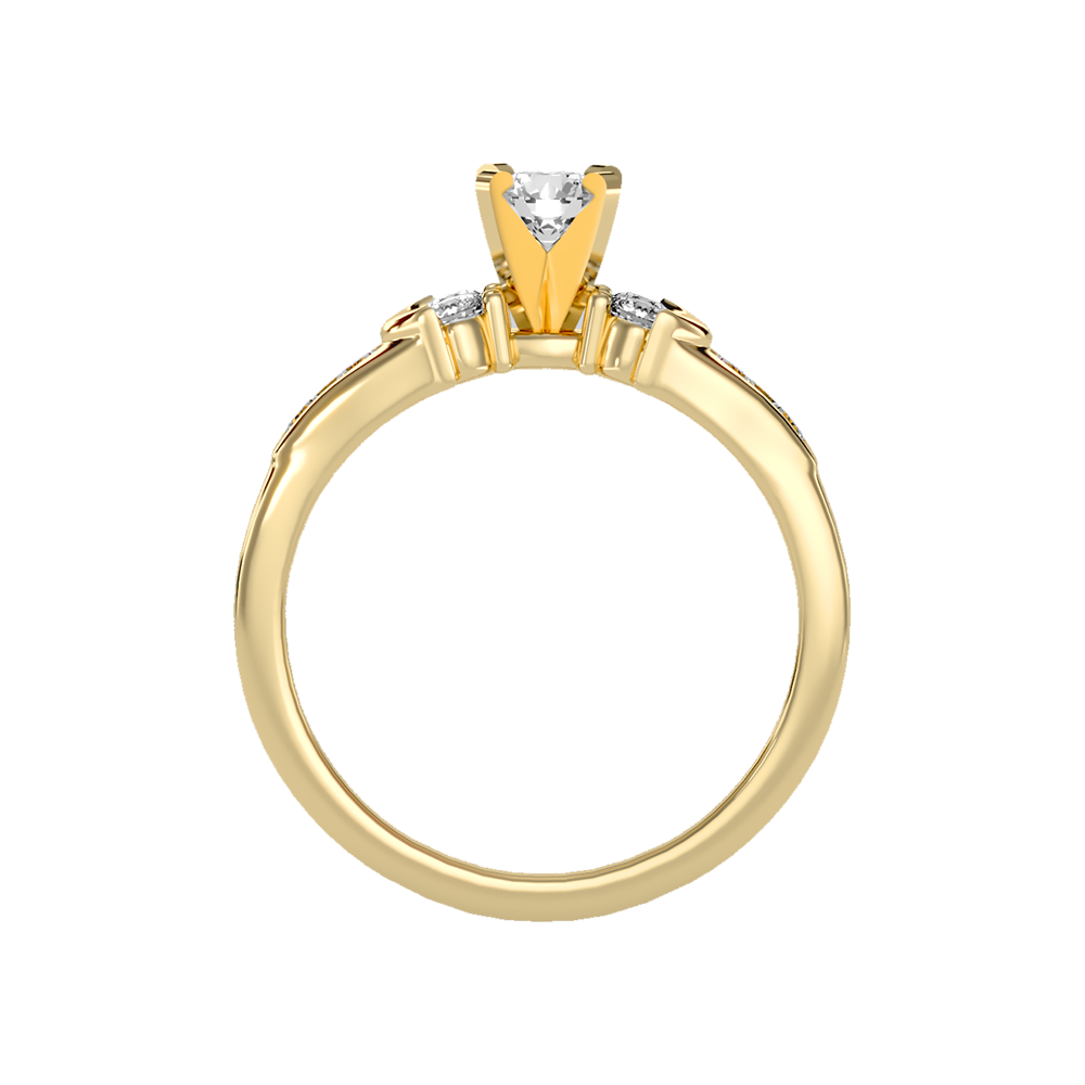Artistic Solitaire Ring