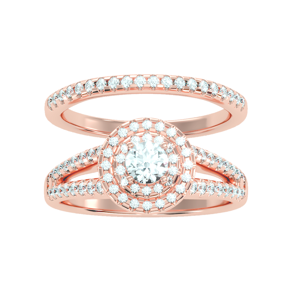 Glistening Bridal Ring Set