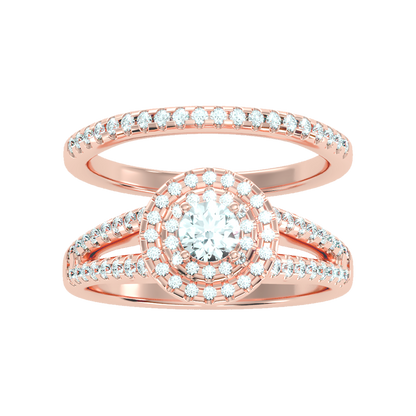 Glistening Bridal Ring Set