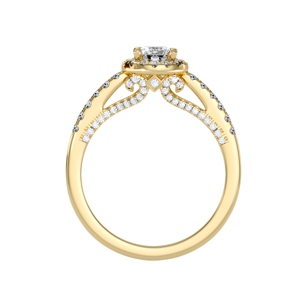 Gleeful Halo Diamond Ring