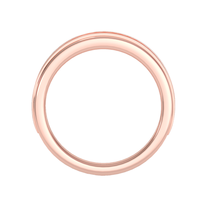 Lusterous Men's Broad Band Ring