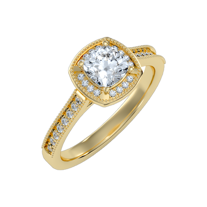 Amy Diamond Halo Ring